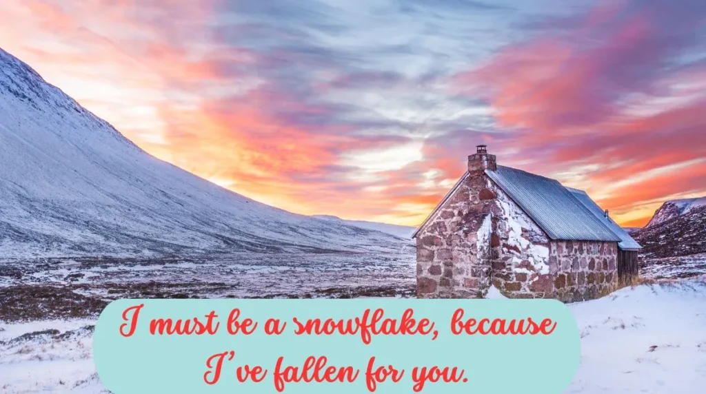 Funny Cold Weather Pick Up Lines
