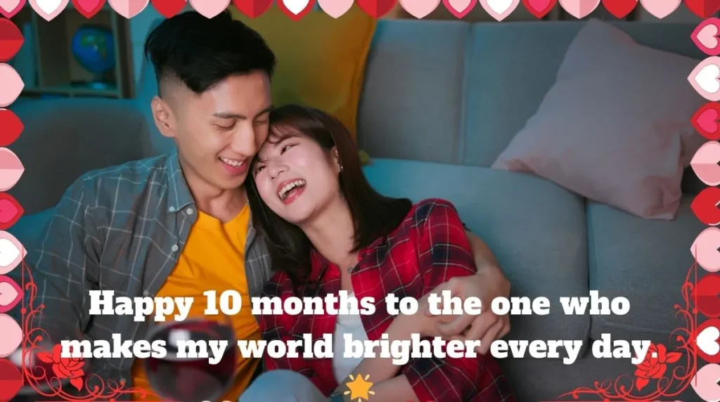 10th Monthsary Caption for Boyfriend