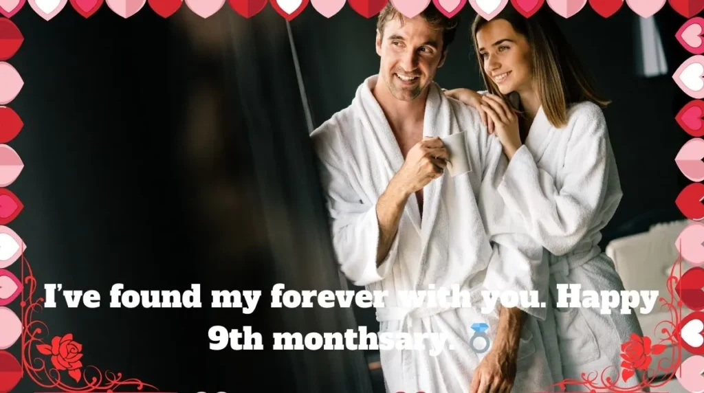 9th Monthsary Captions in English