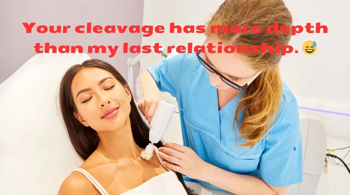 Cleavage Pick Up Lines