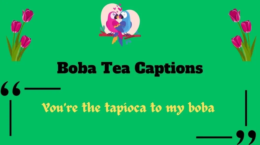 Boba Tea Captions