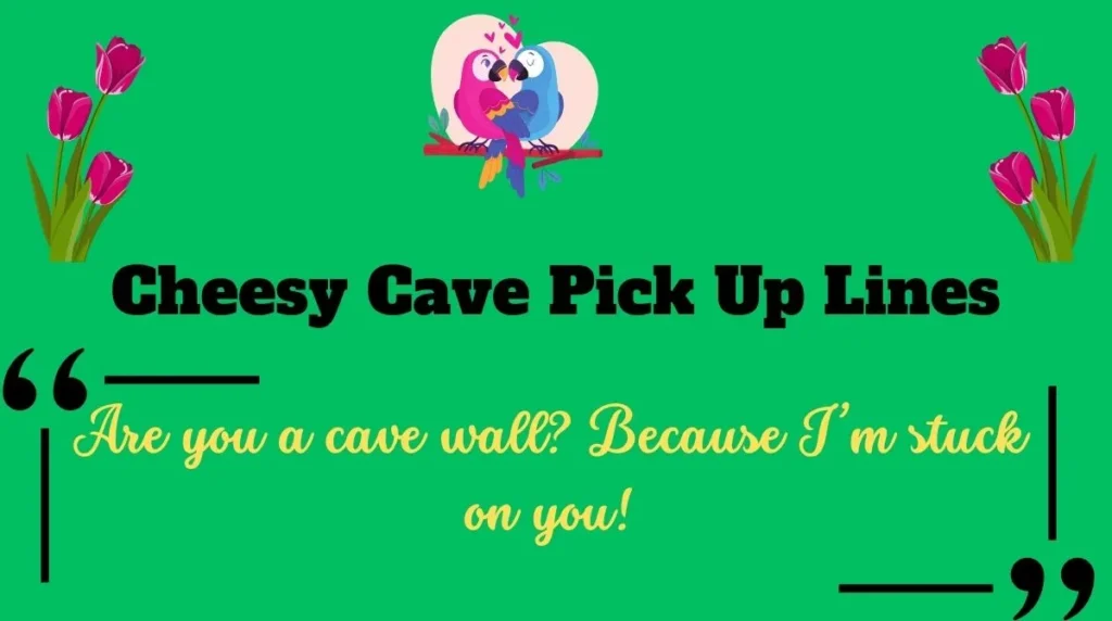 Cheesy Cave Pick Up Lines