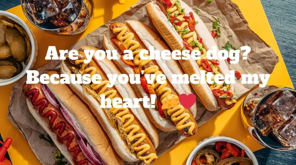 Cheesy Hotdog Pick Up Lines 