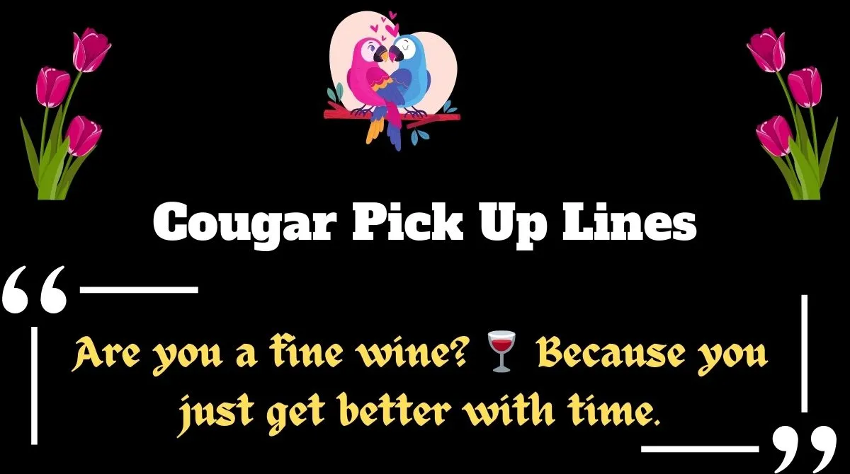 Cougar Pick Up Lines