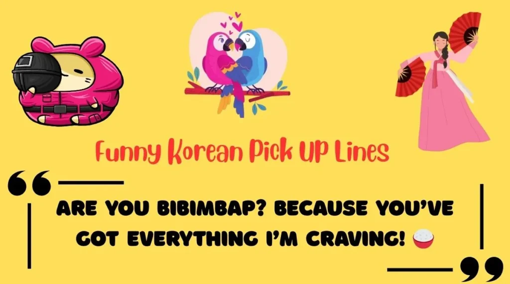 Funny Korean Pick Up Lines 
