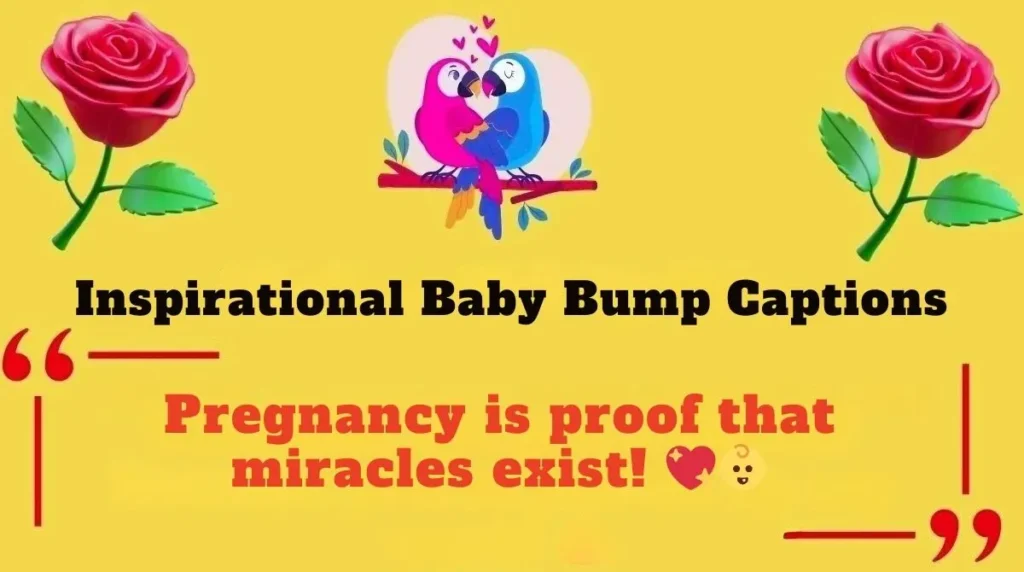 Inspirational Baby Bump Captions