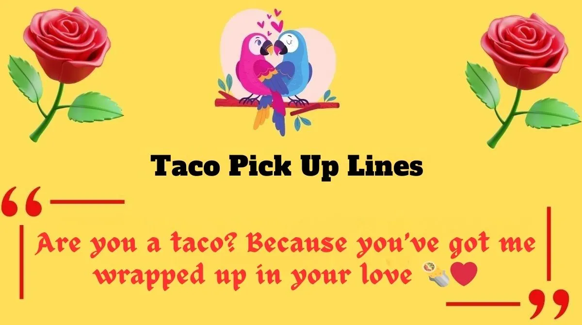 Taco Pick Up Lines