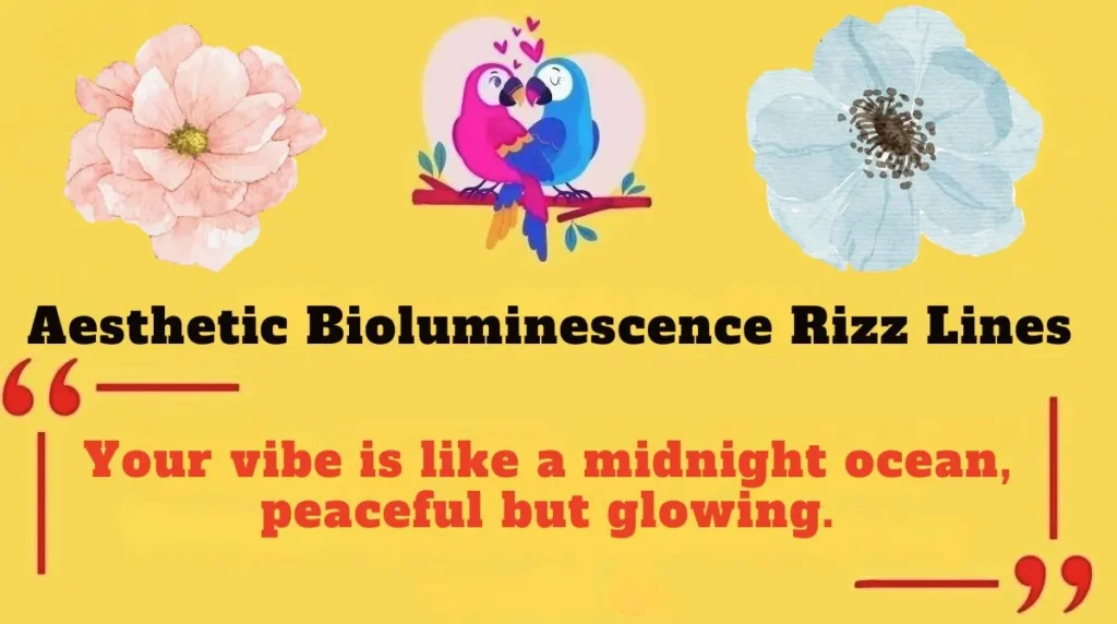 Aesthetic Bioluminescence Rizz Lines