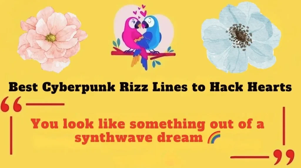 Aesthetic Cyberpunk Rizz Lines