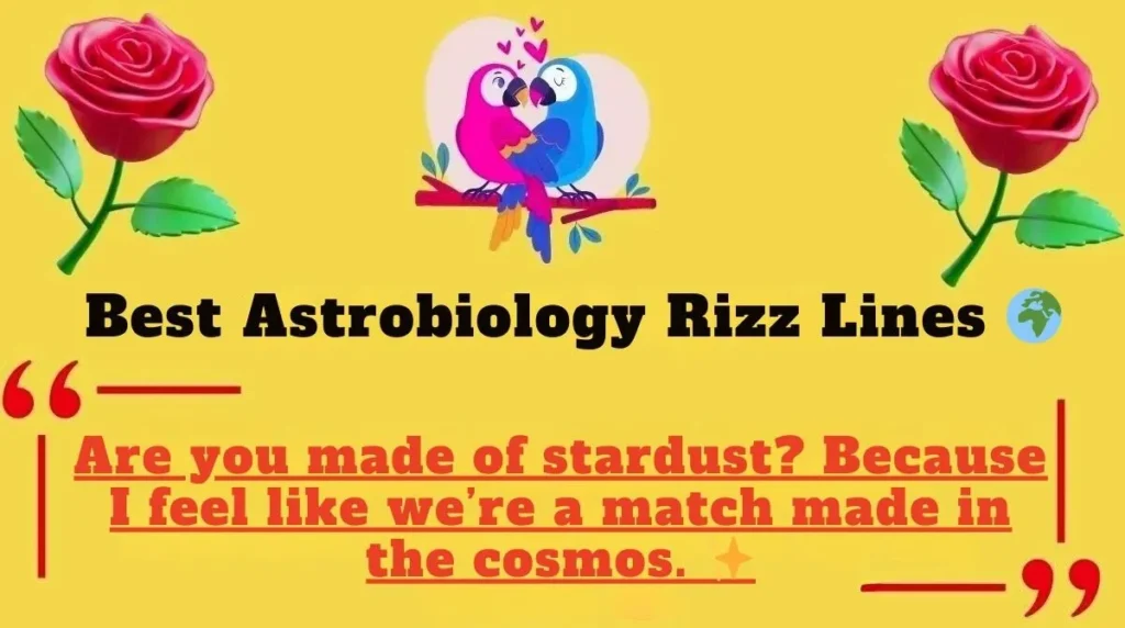 Best Astrobiology Rizz Lines
