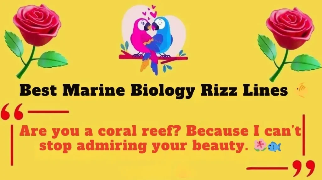 Best Marine Biology Rizz Lines 