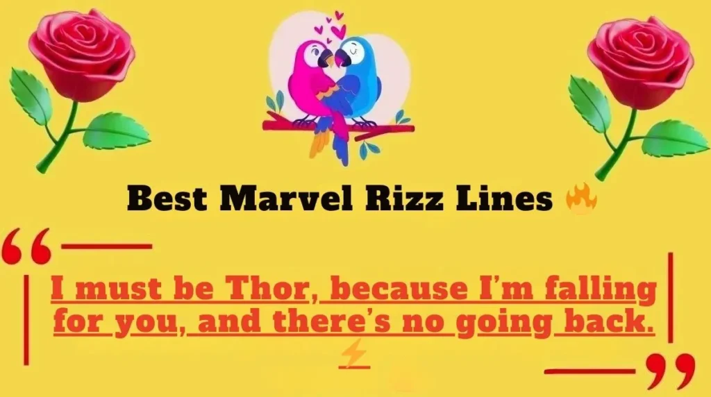 Best Marvel Rizz Lines 
