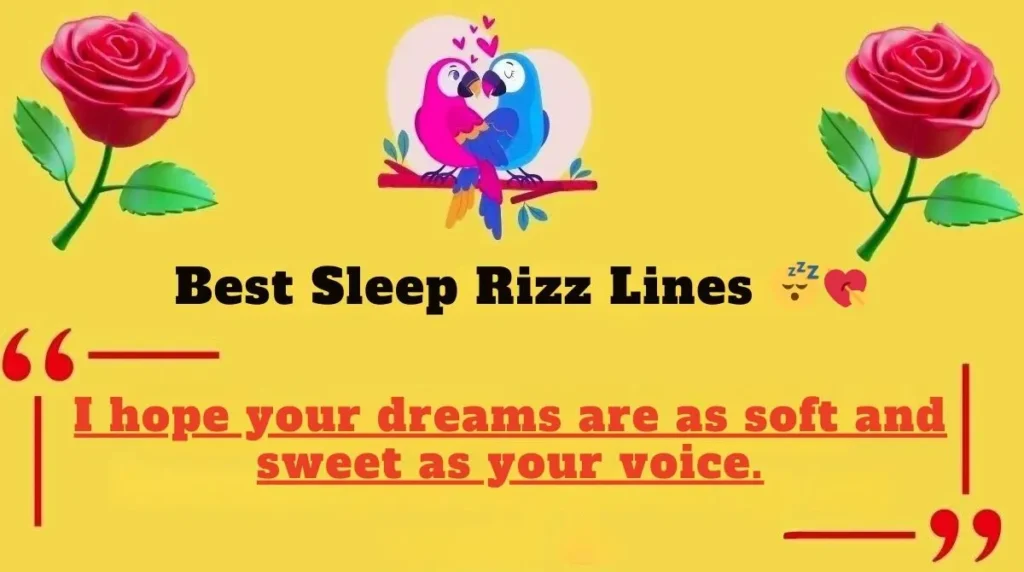 Best Sleep Rizz Lines 