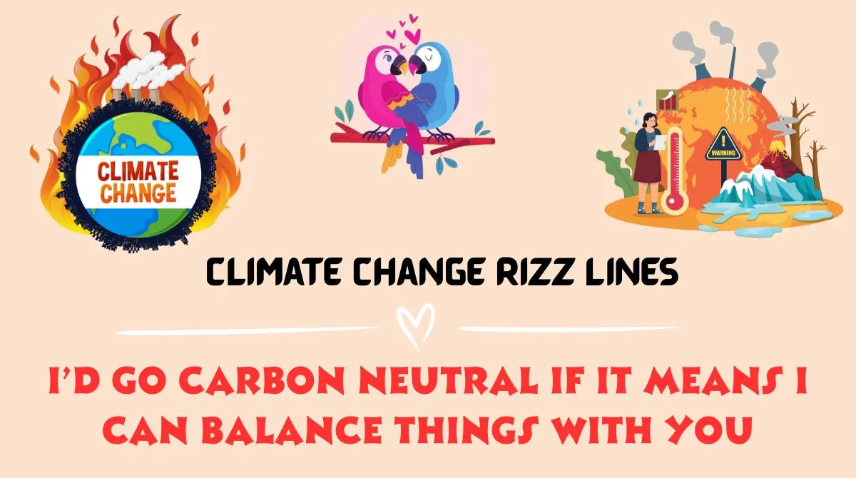 Climate Change Rizz Lines