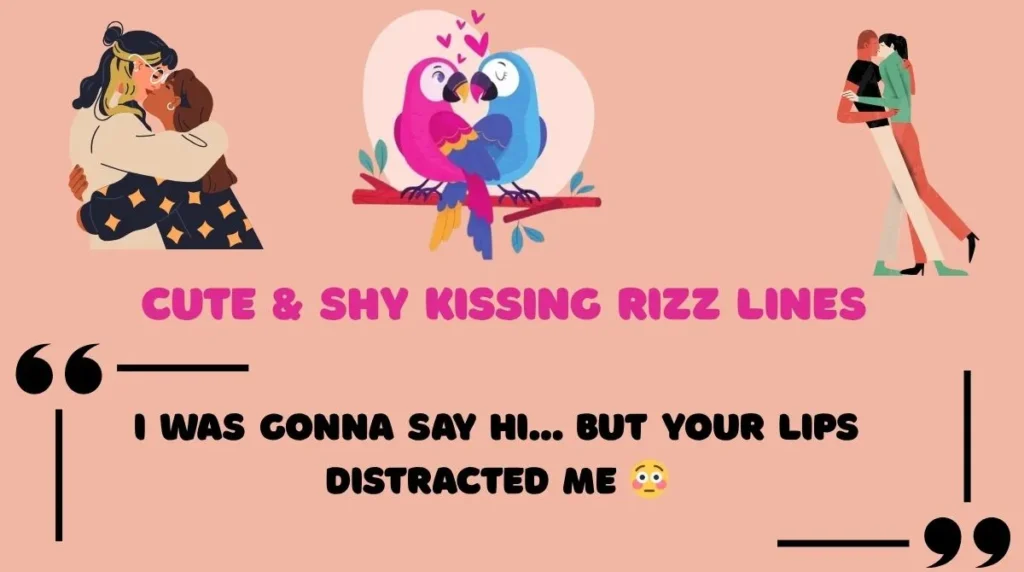 Cute & Shy Kissing Rizz Lines