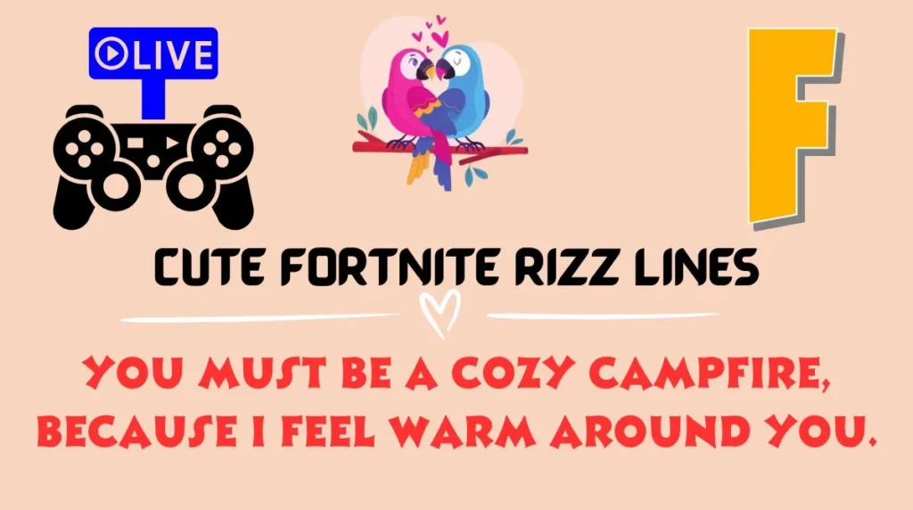 Cute Fortnite Rizz Lines