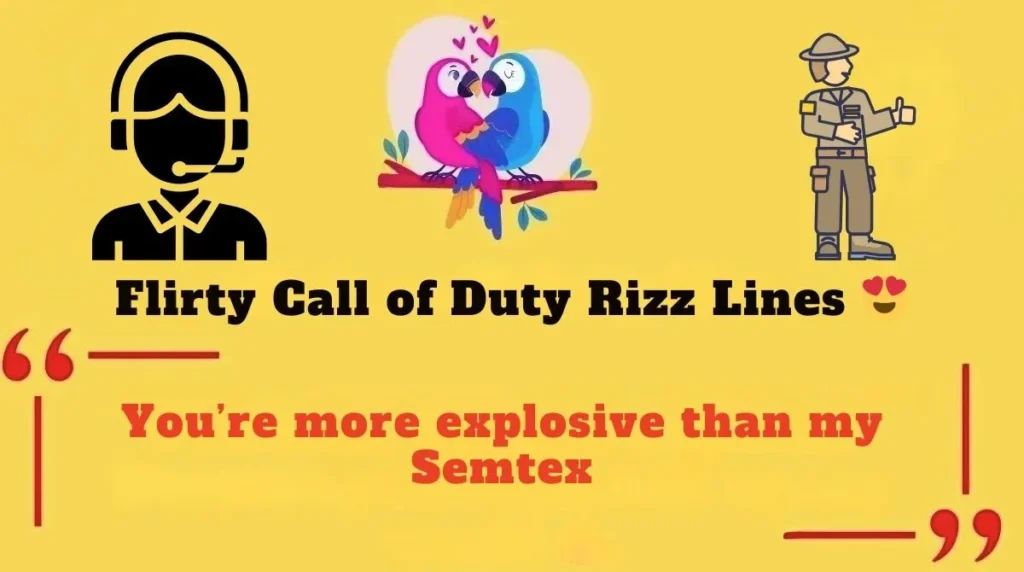 Flirty Call of Duty Rizz Lines 