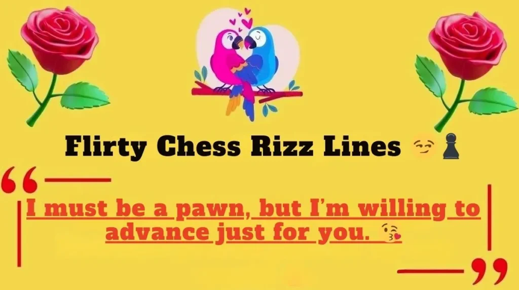 Flirty Chess Rizz Lines 