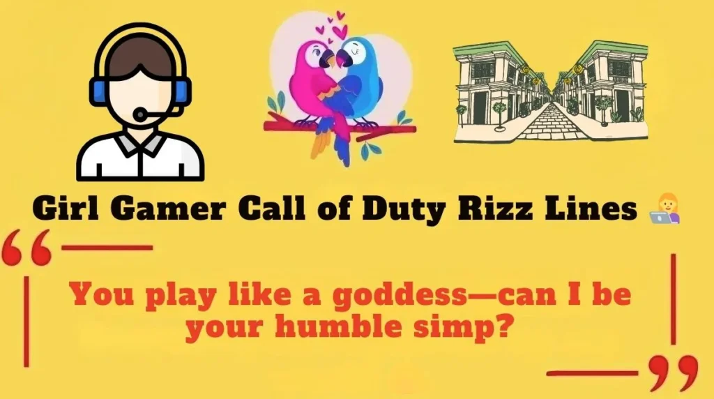 Girl Gamer Call of Duty Rizz Lines 