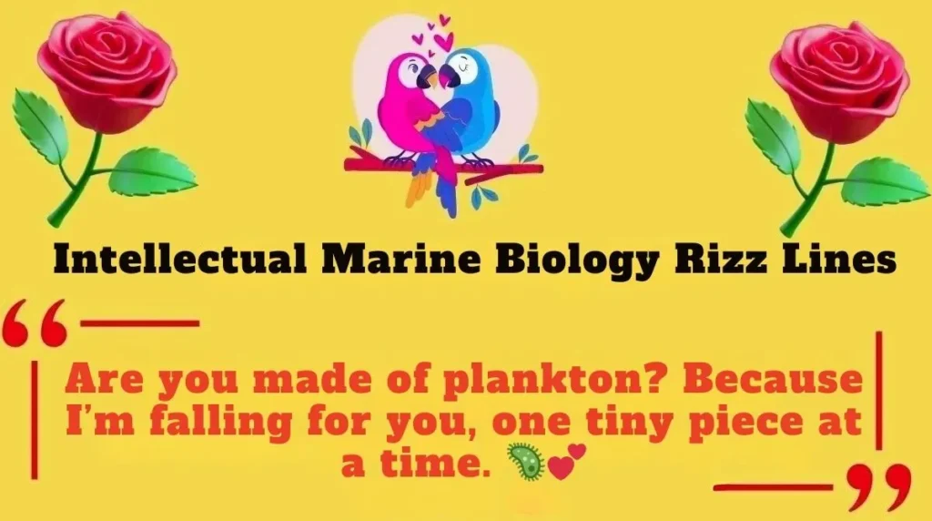 Intellectual Marine Biology Rizz Lines 