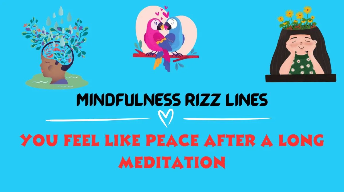 Mindfulness Rizz Lines
