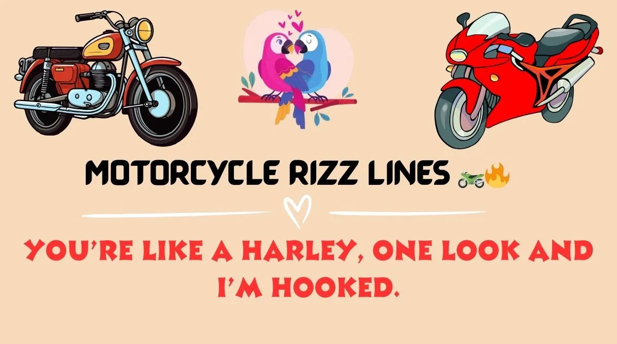 Motorcycle Rizz Lines