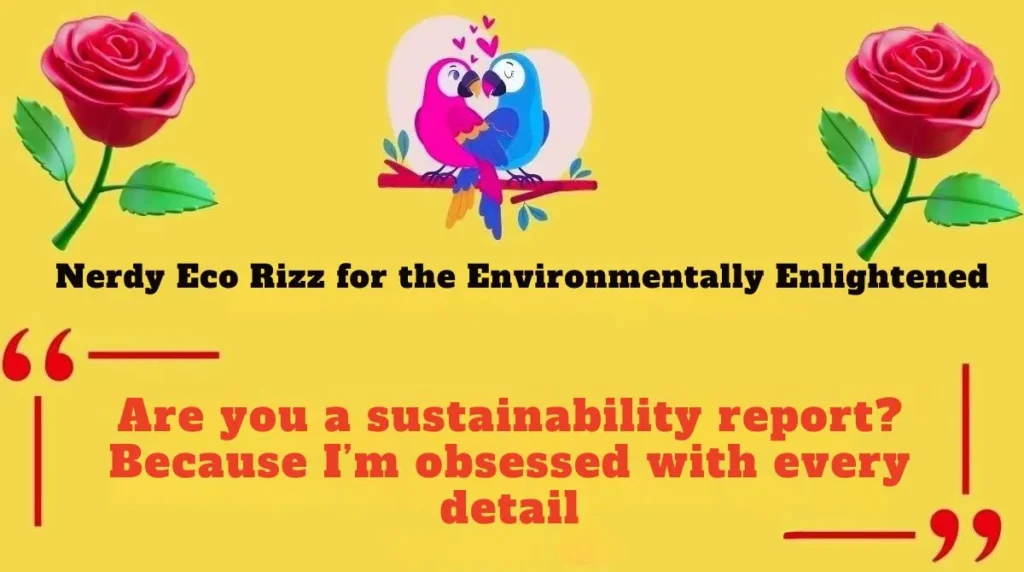 Nerdy Eco Rizz for the Environmentally Enlightened