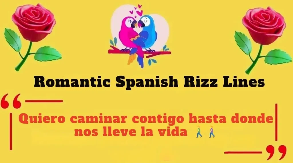 Romantic Spanish Rizz Lines
