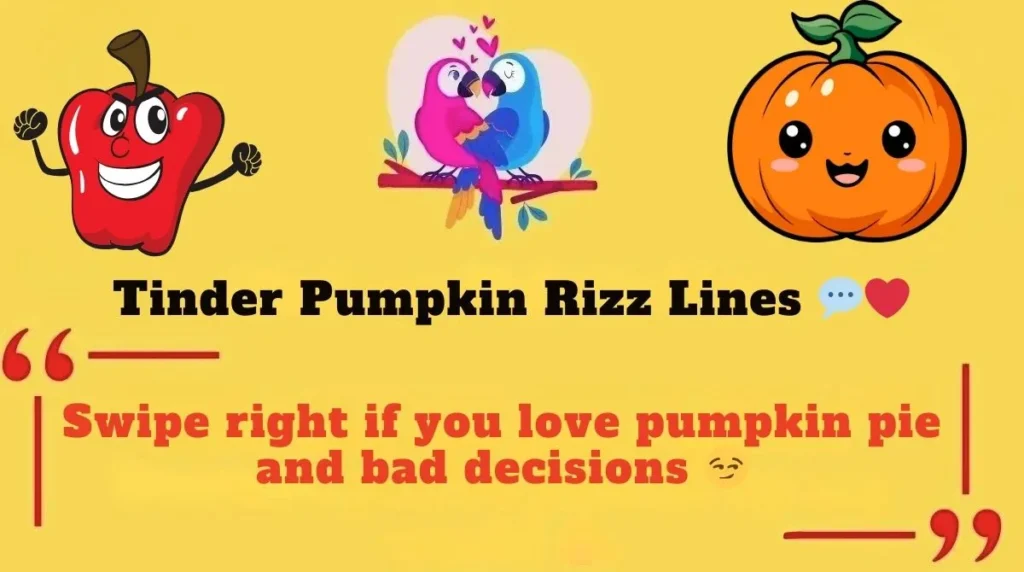 Tinder Pumpkin Rizz Lines 