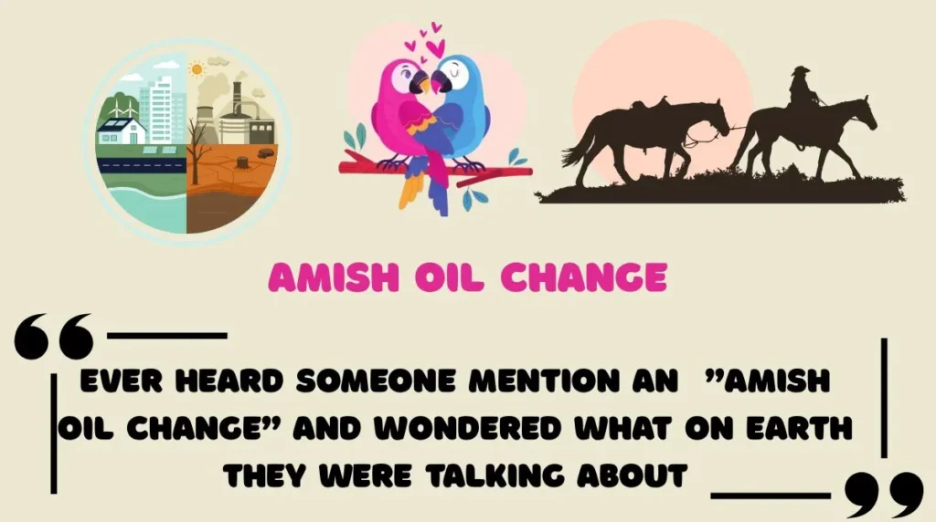 Amish Oil Change