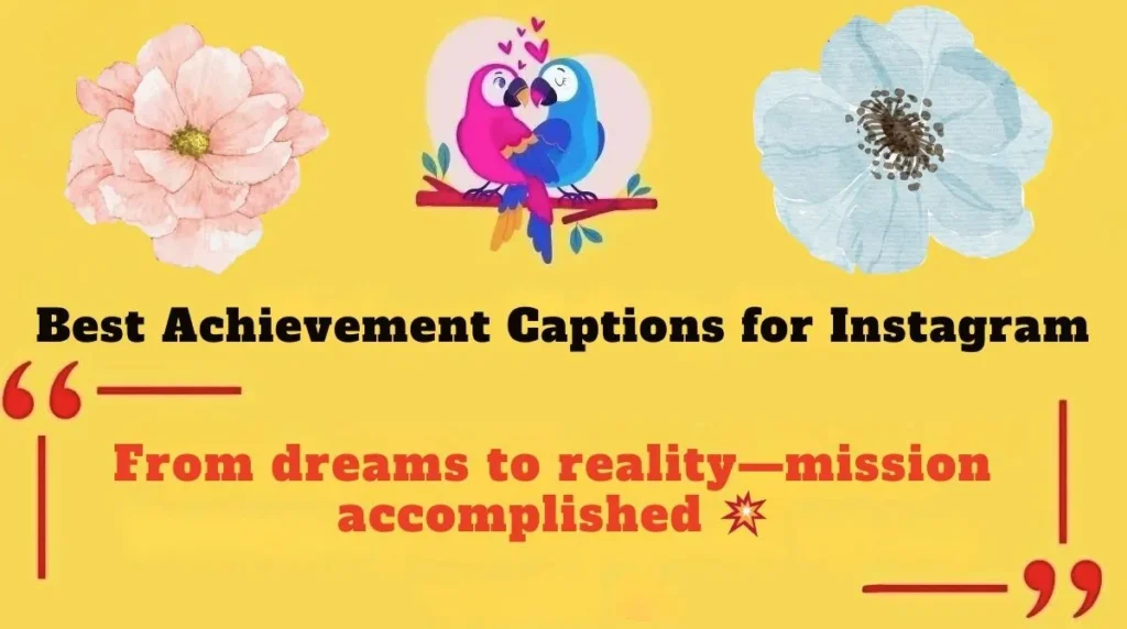 Best Achievement Captions for Instagram