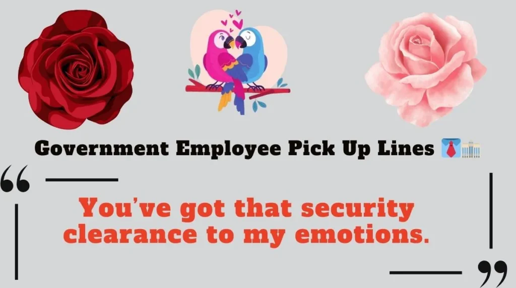 Government Employee Pick Up Lines 