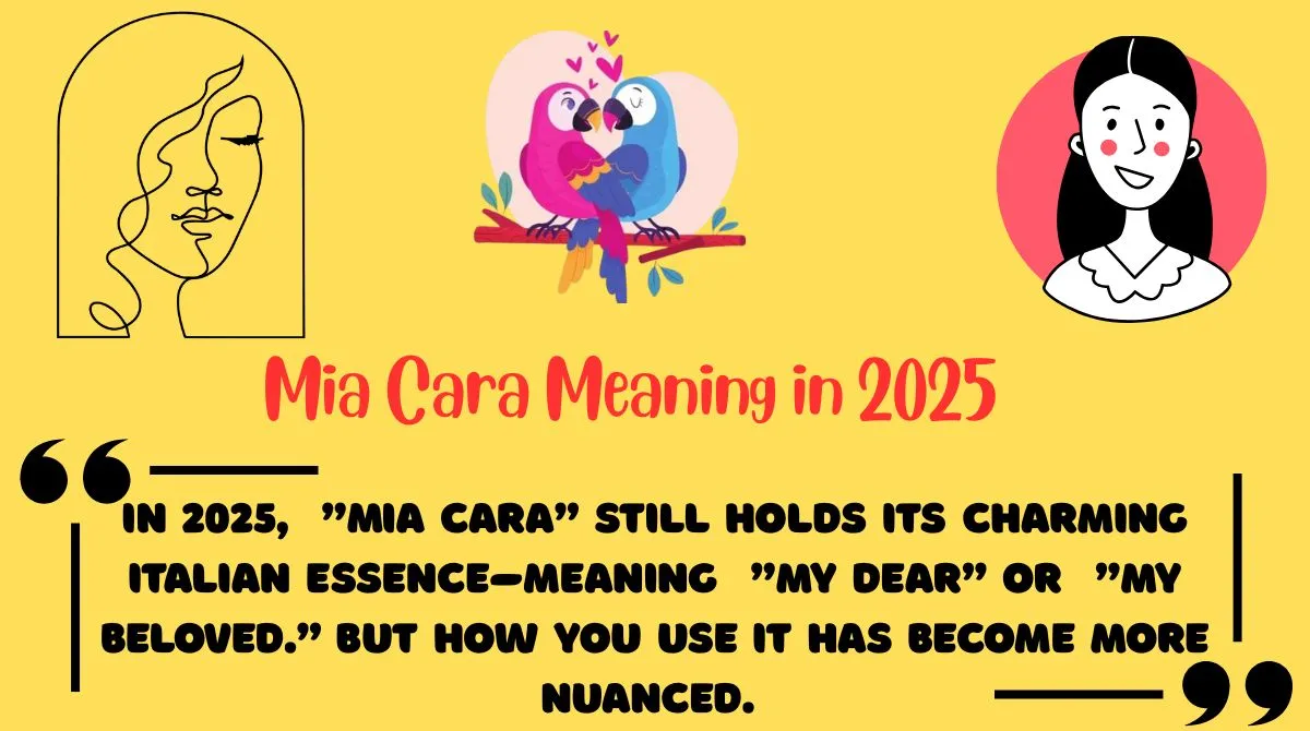 Mia Cara Meaning