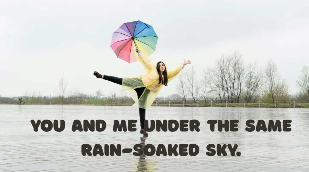 Romantic Rain Captions