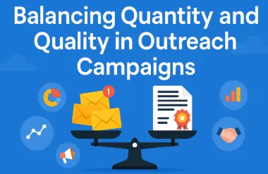Balancing Quantity and Quality in Outreach Campaigns